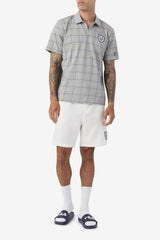 FILA Mand Polo 042 MONUMENT / BLAZING YELLOW / JUNE BUG | Men Polo &amp; Rugby Shirts