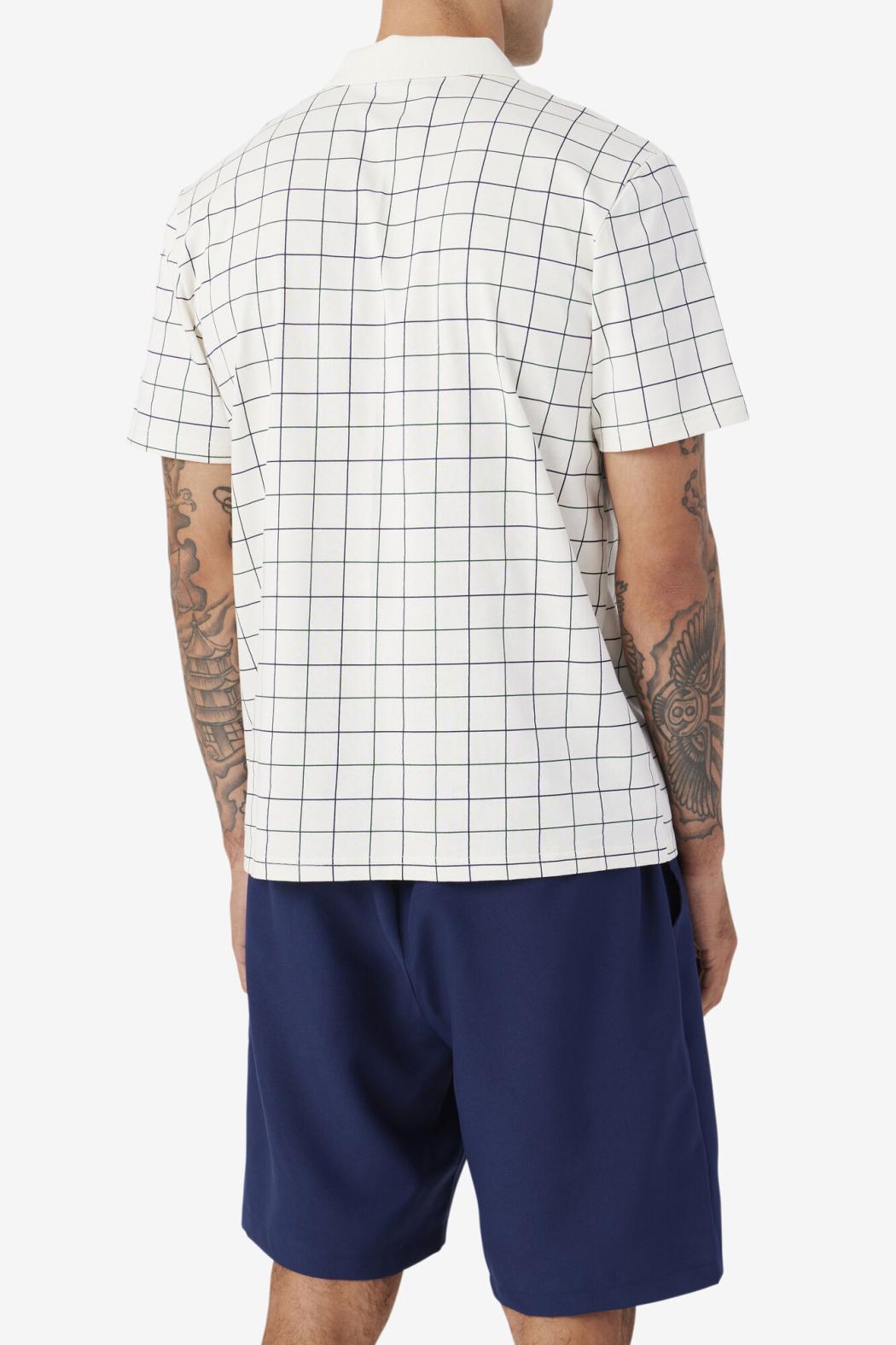 FILA Mand Polo 281 GARDENIA / JUNE BUG / FILA NAVY | Men Polo &amp; Rugby Shirts