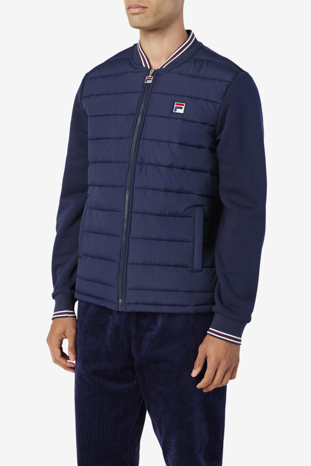 FILA Marco Puffer Jacket 410 PEACOAT | Men Sweaters &amp; Outerwear