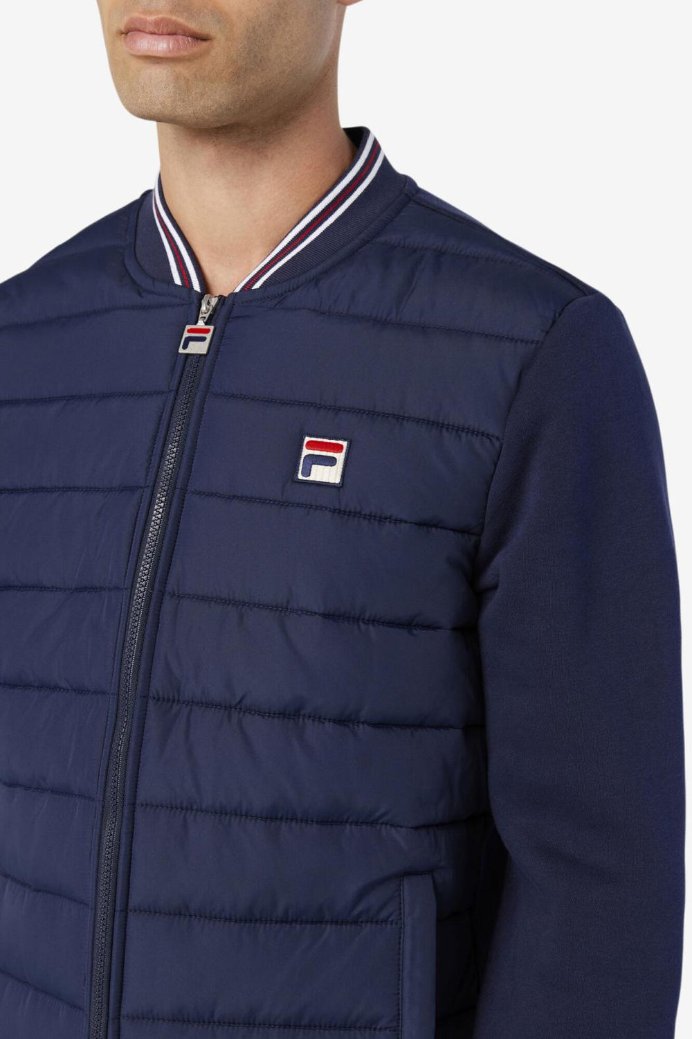 FILA Marco Puffer Jacket 410 PEACOAT | Men Sweaters &amp; Outerwear
