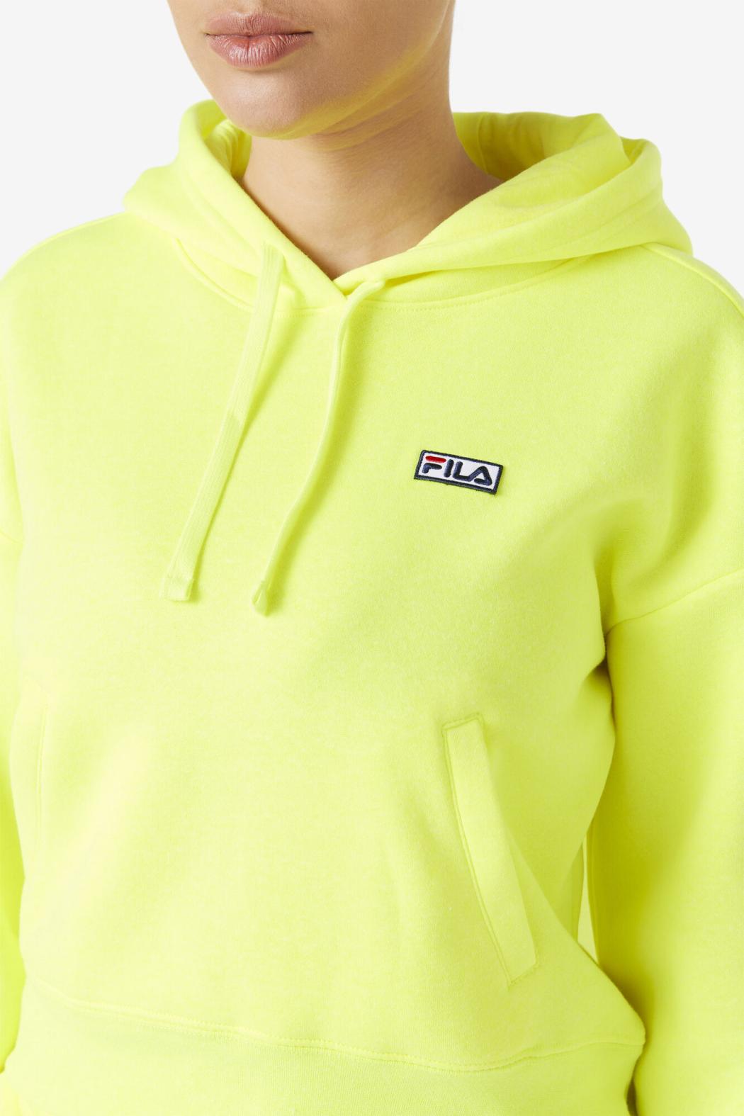 FILA Marina Hoodie 735 SAFETY YELLOW | Women Sweatshirts &amp; Hoodies