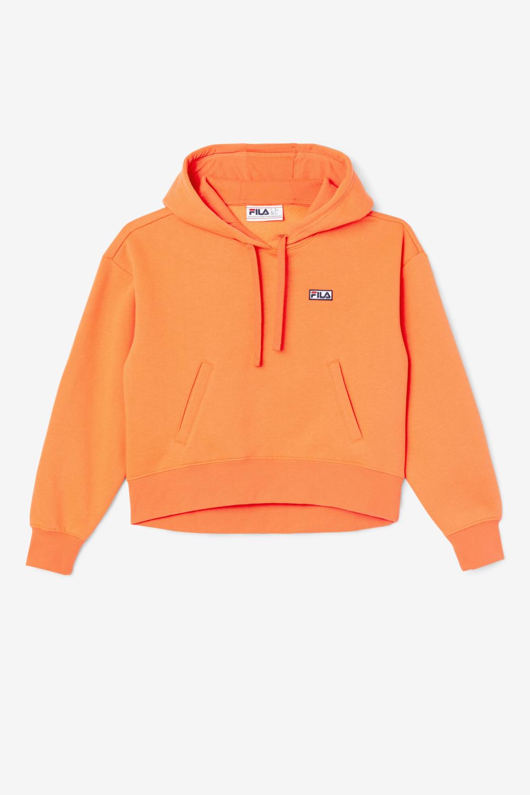FILA Marina Hoodie 810 FIERY CORAL | Women Sweatshirts &amp; Hoodies