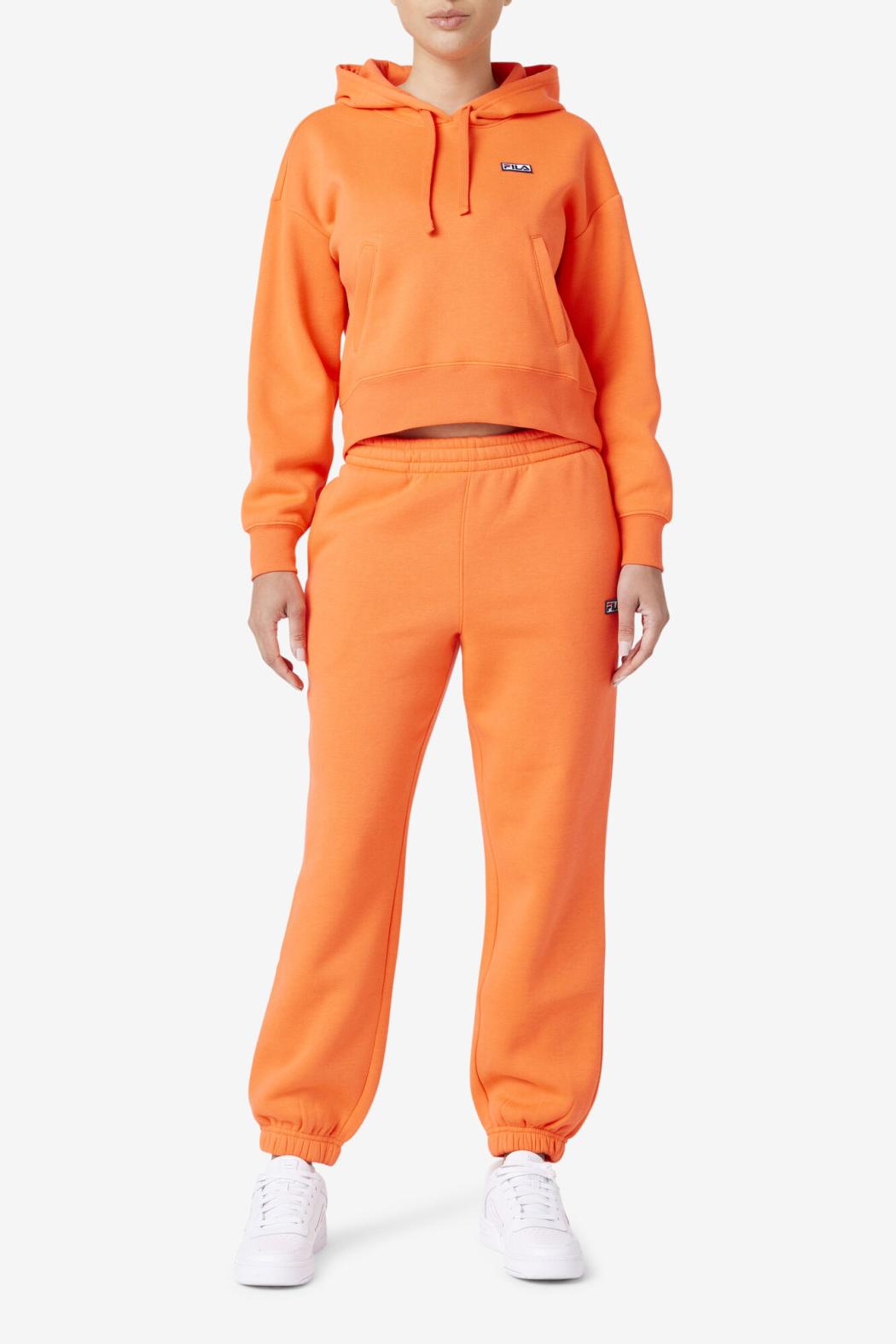 FILA Marina Hoodie 810 FIERY CORAL | Women Sweatshirts &amp; Hoodies