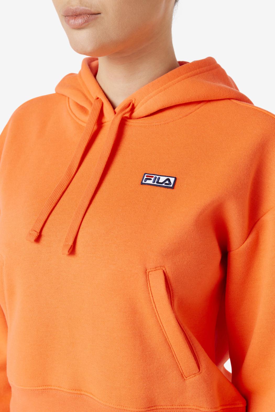 FILA Marina Hoodie 810 FIERY CORAL | Women Sweatshirts &amp; Hoodies