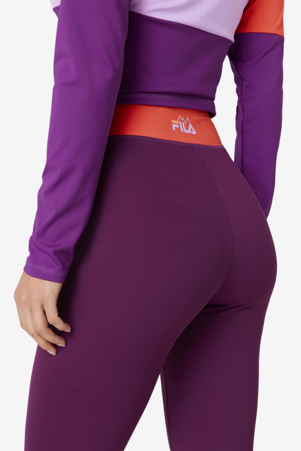 FILA Marnie Base Layer Legging 507 CHARISMA / CROCUS PETAL / CAYENNE | Women Tights &amp; Leggings