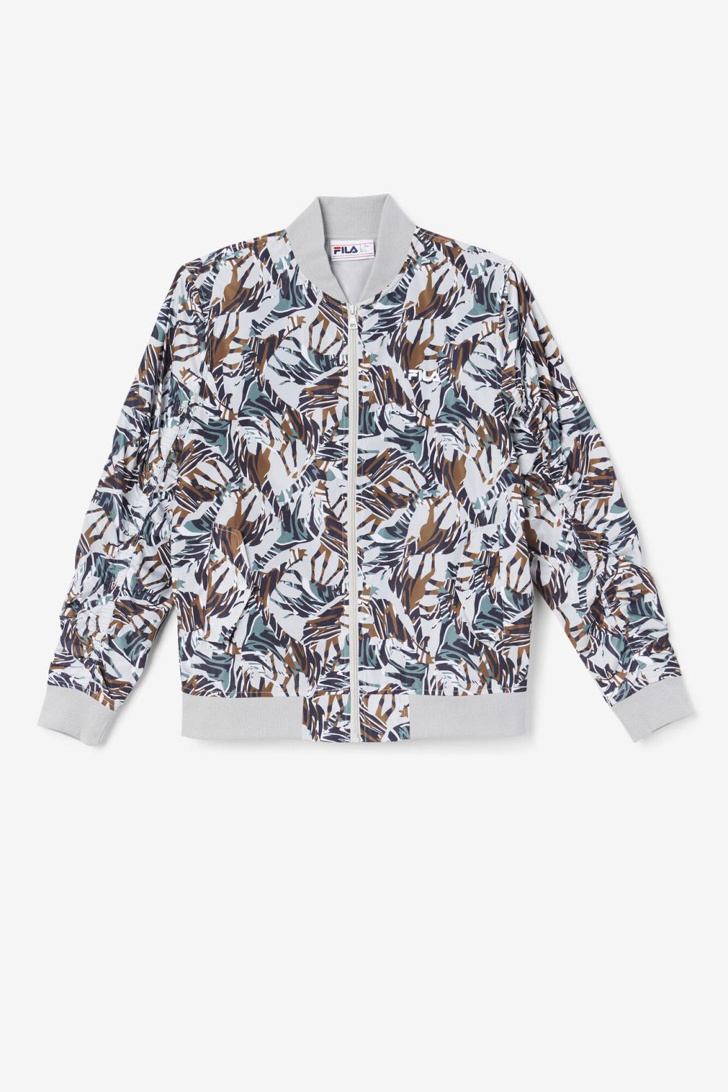 FILA Mav Bomber Jacket 047 GIRAFFE PRINT | Men Sweaters &amp; Outerwear
