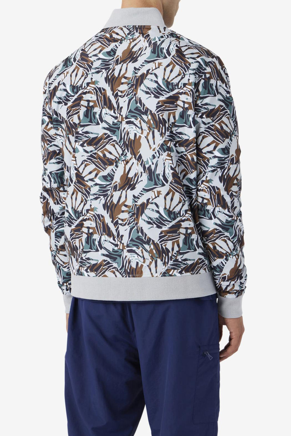 FILA Mav Bomber Jacket 047 GIRAFFE PRINT | Men Sweaters &amp; Outerwear