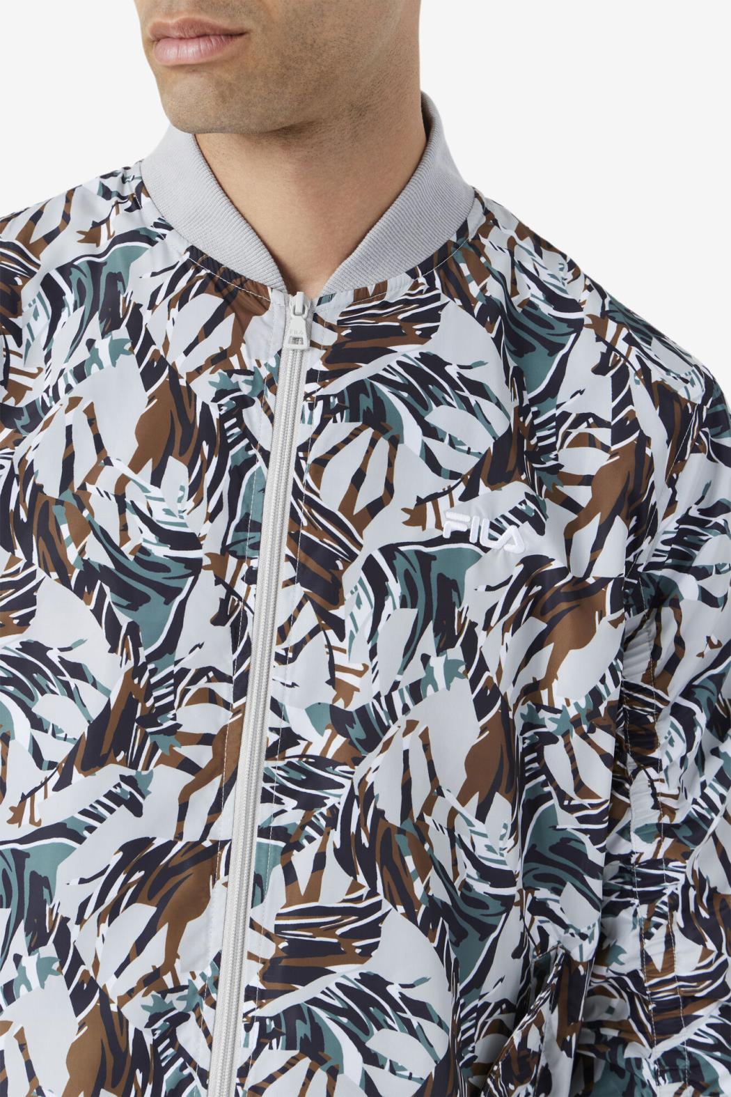 FILA Mav Bomber Jacket 047 GIRAFFE PRINT | Men Sweaters &amp; Outerwear