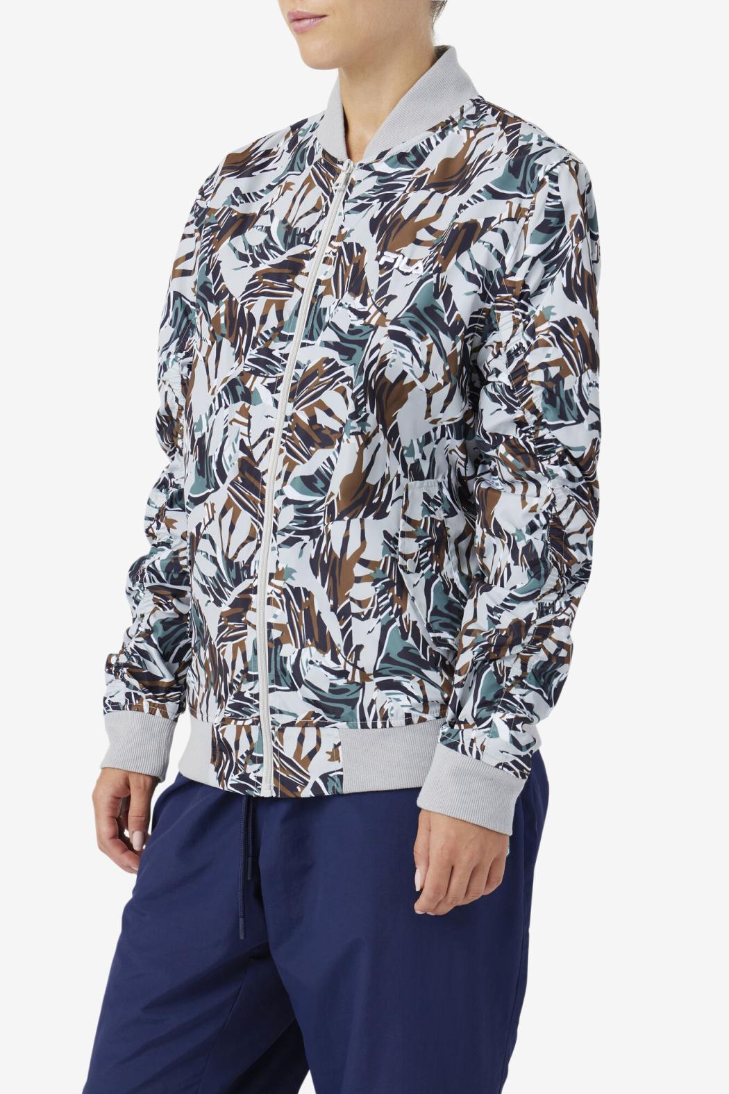 FILA Mav Bomber Jacket 047 GIRAFFE PRINT | Men Sweaters &amp; Outerwear