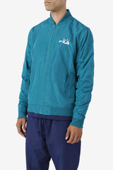 FILA Mav Bomber Jacket 321 DEEP LAKE | Men Sweaters &amp; Outerwear