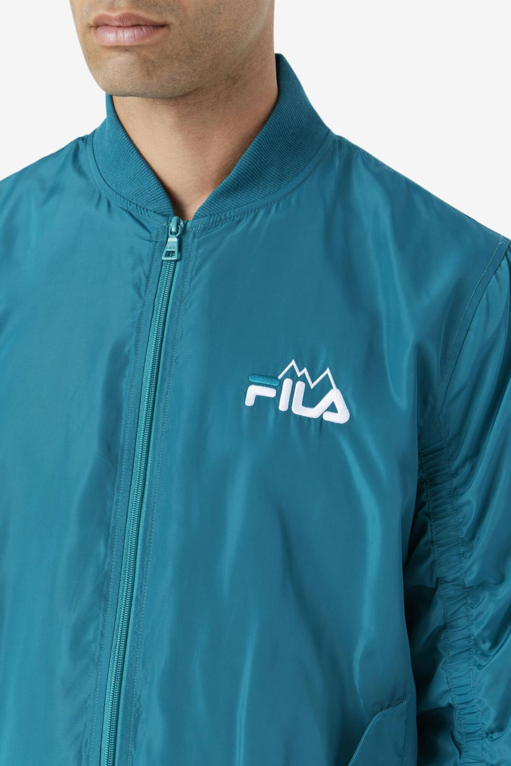 FILA Mav Bomber Jacket 321 DEEP LAKE | Men Sweaters &amp; Outerwear