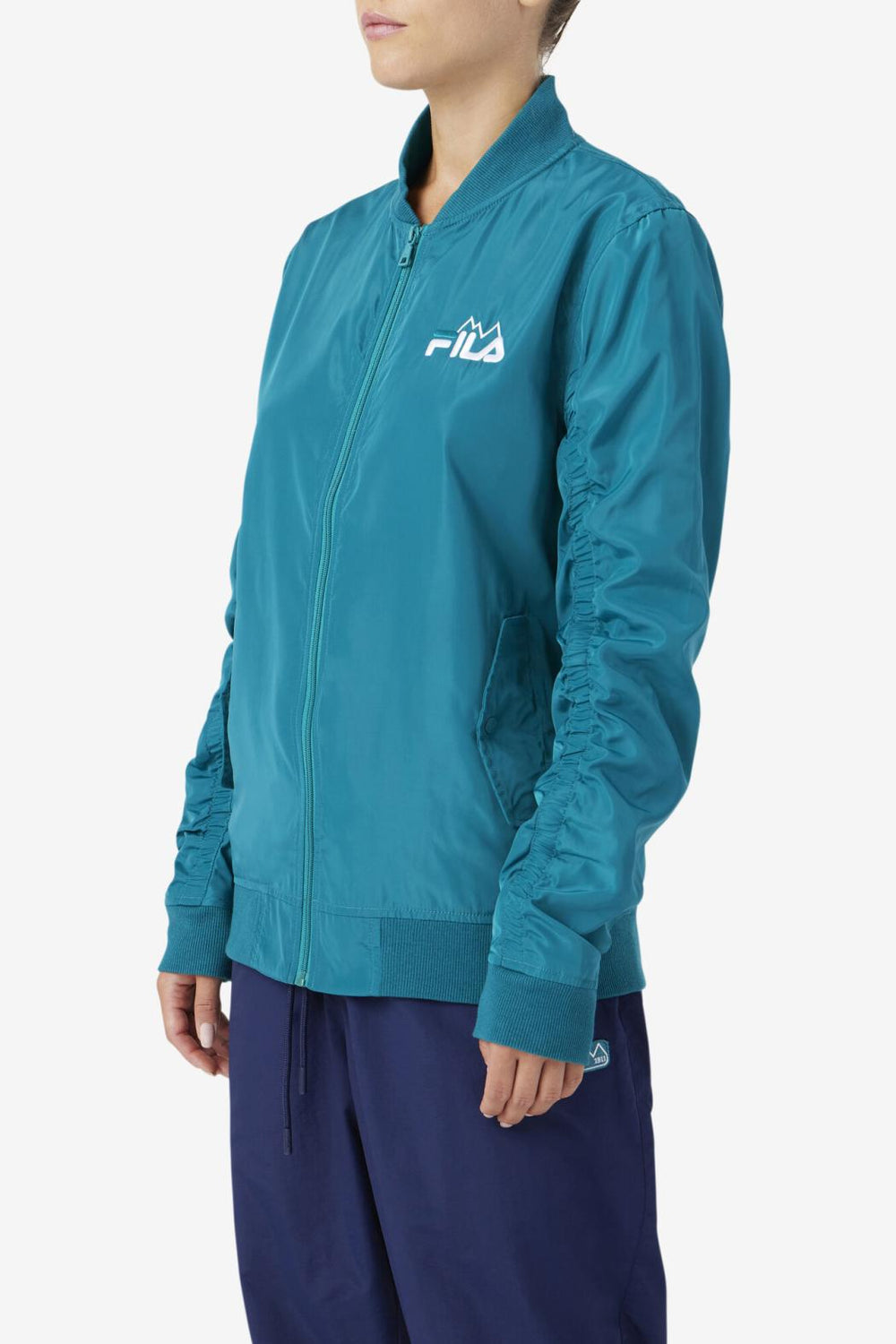 FILA Mav Bomber Jacket 321 DEEP LAKE | Men Sweaters &amp; Outerwear