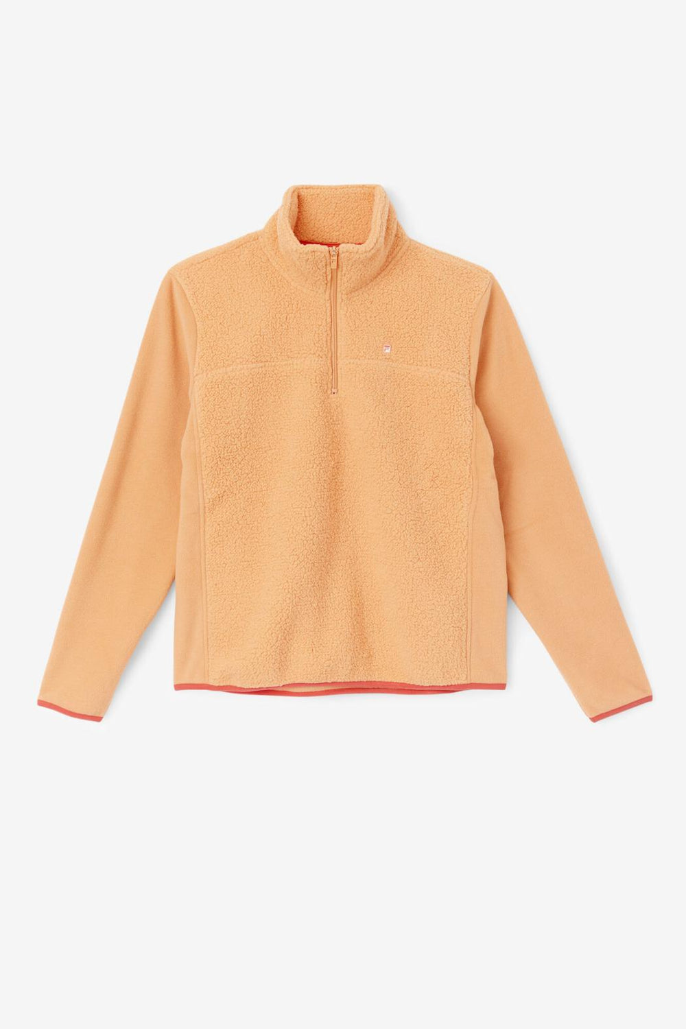 FILA Meadow Quarter Zip Pullover 880 CADMIUM ORANGE / CAYENNE | Women Sweatshirts &amp; Hoodies