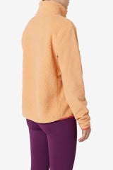 FILA Meadow Quarter Zip Pullover 880 CADMIUM ORANGE / CAYENNE | Women Sweatshirts &amp; Hoodies