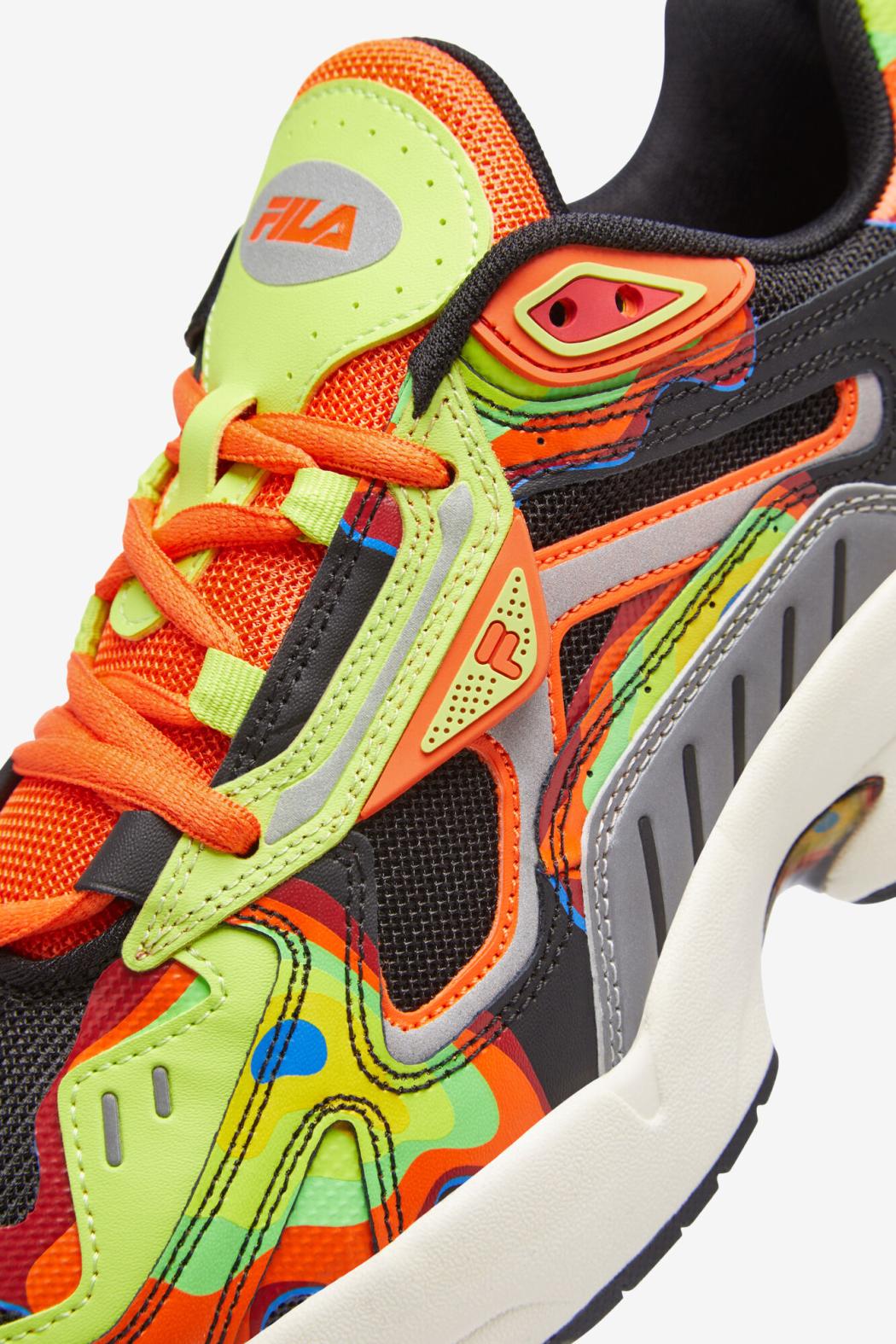 FILA Men's Archive Rjv 024 BLACK / RED ORANGE / RED | Men Sneakers &amp; Lifestyle