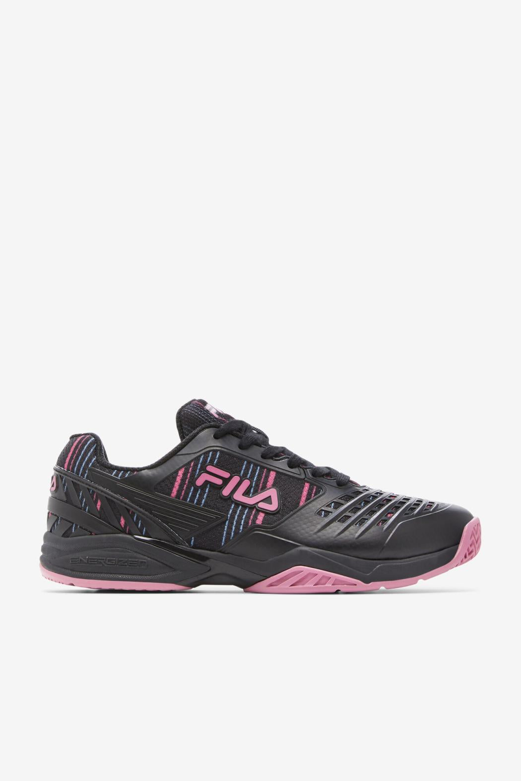 FILA Men's Axilus 2.5 Energized 965 BLACK / AIR BLUE / HEATHER ROSE | Men Tennis