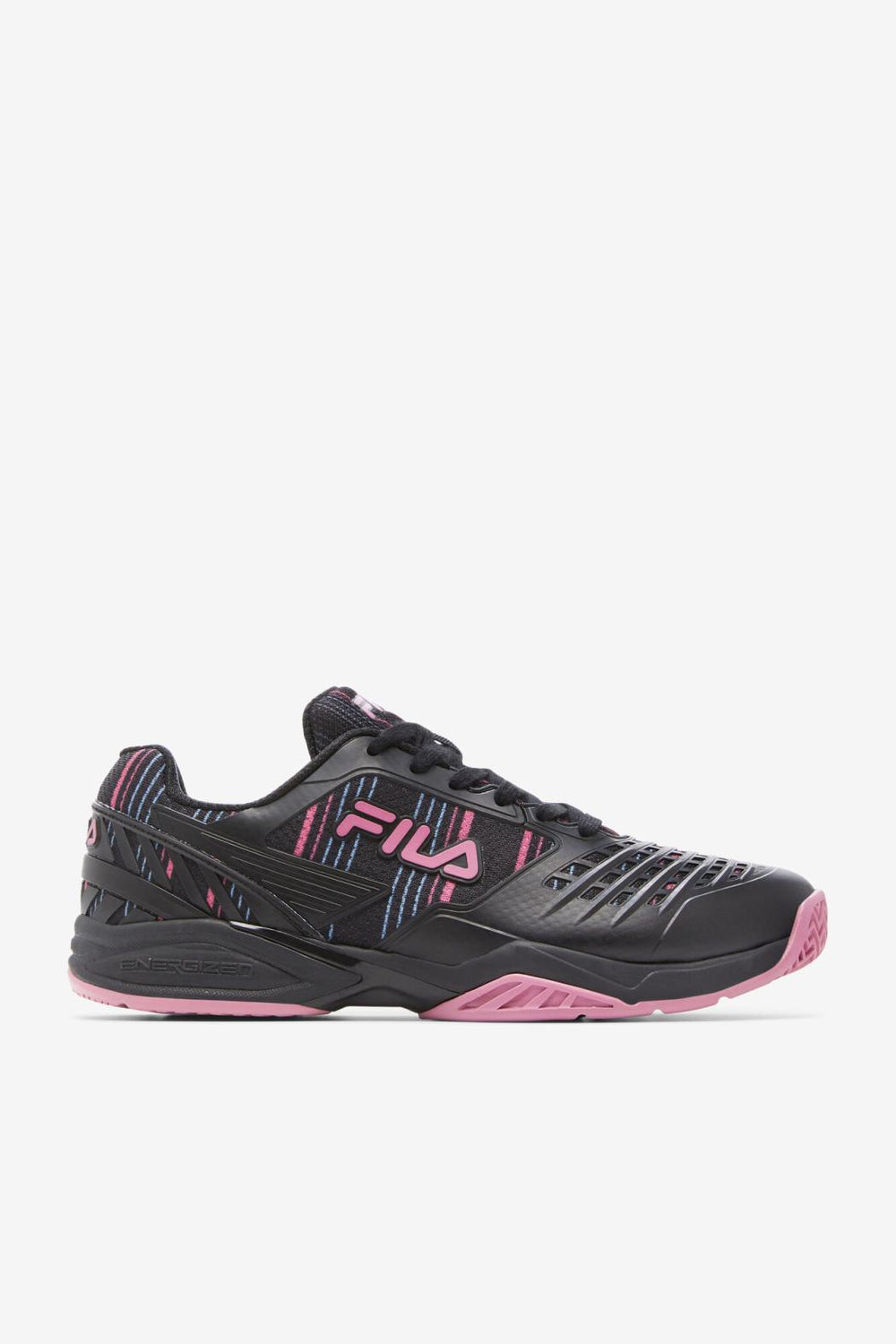 FILA Men's Axilus 2.5 Energized 965 BLACK / AIR BLUE / HEATHER ROSE | Men Tennis
