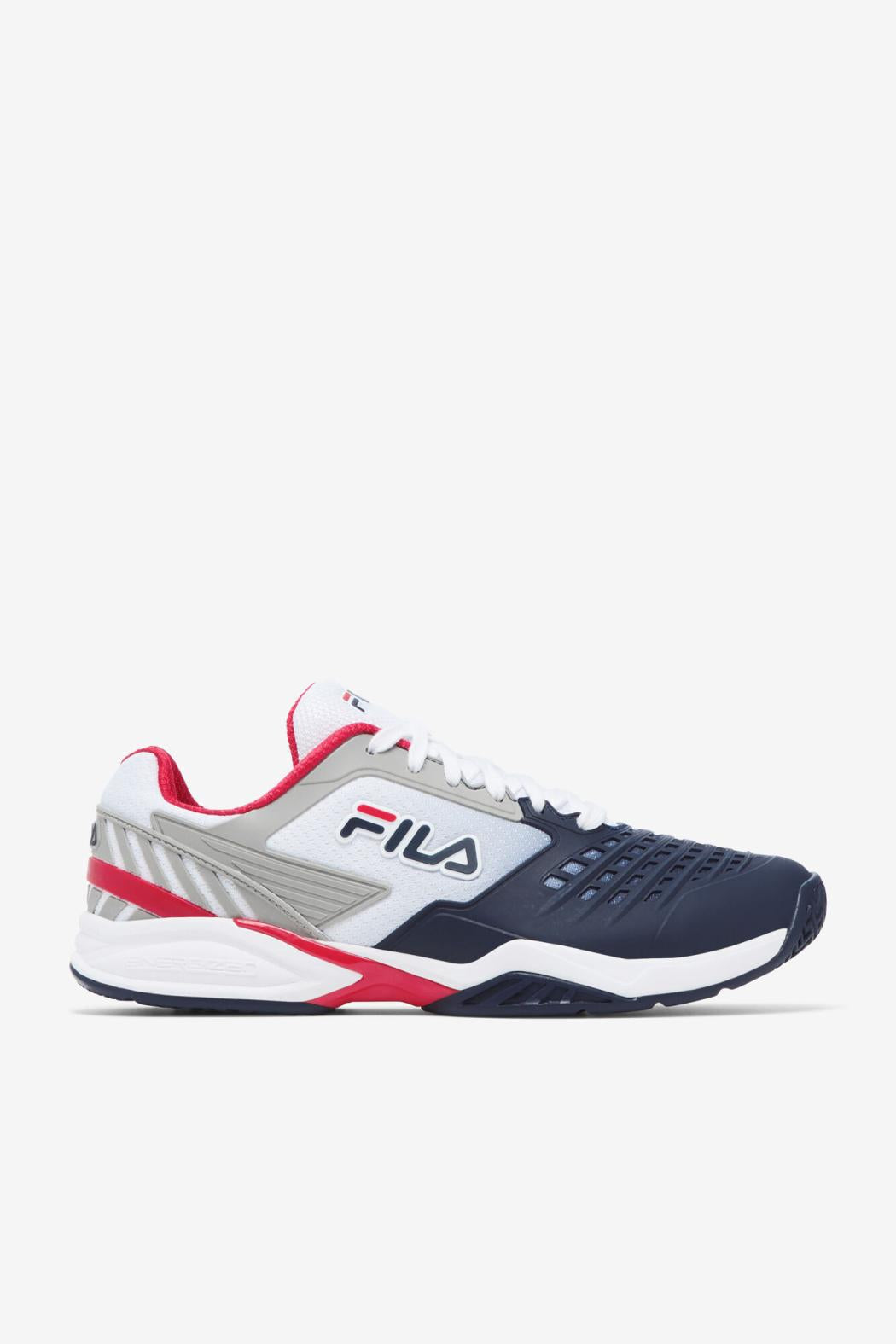FILA Men's Axilus 2 Energized 125 WHITE / NAVY / RED | Men Tennis