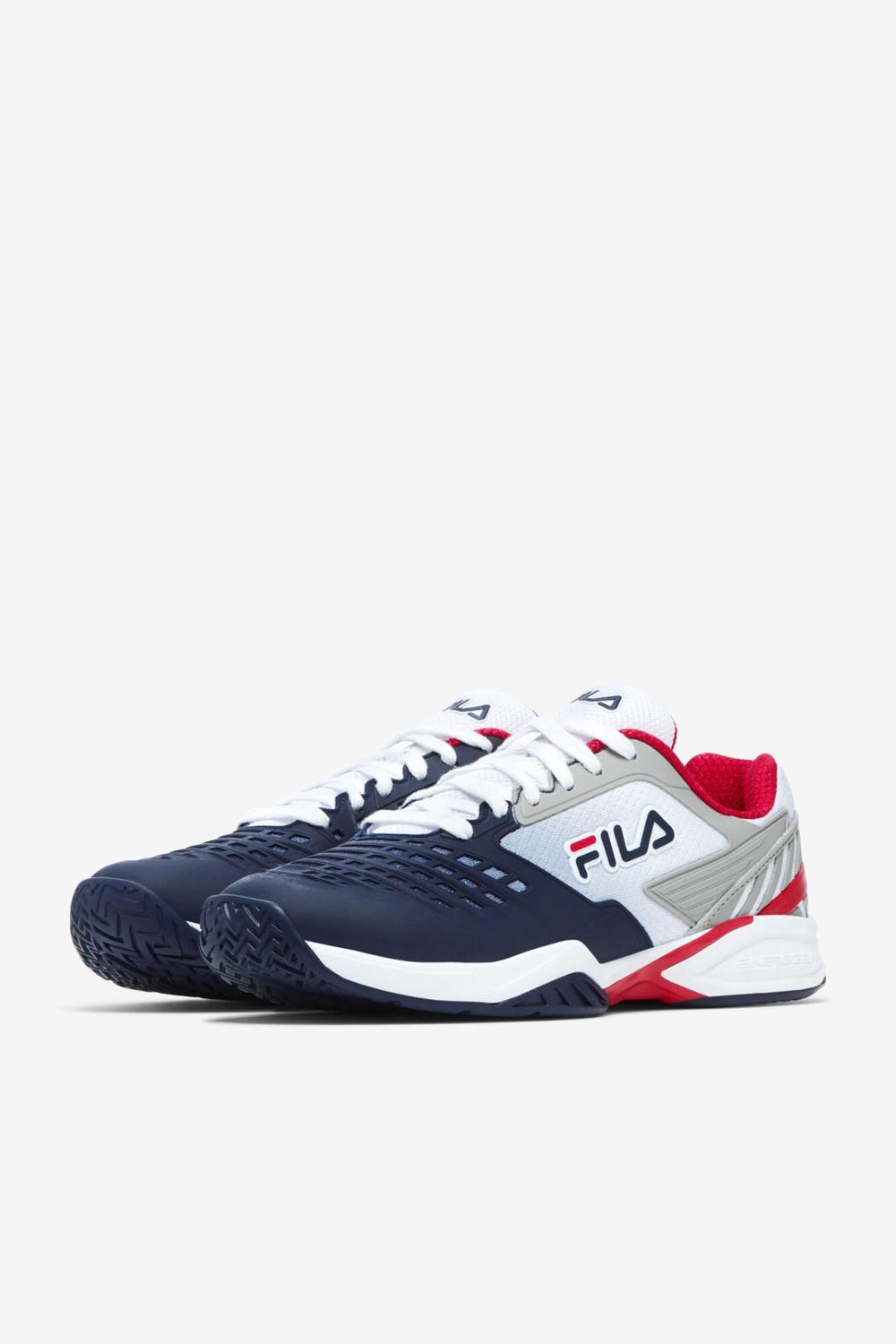 FILA Men's Axilus 2 Energized 125 WHITE / NAVY / RED | Men Tennis