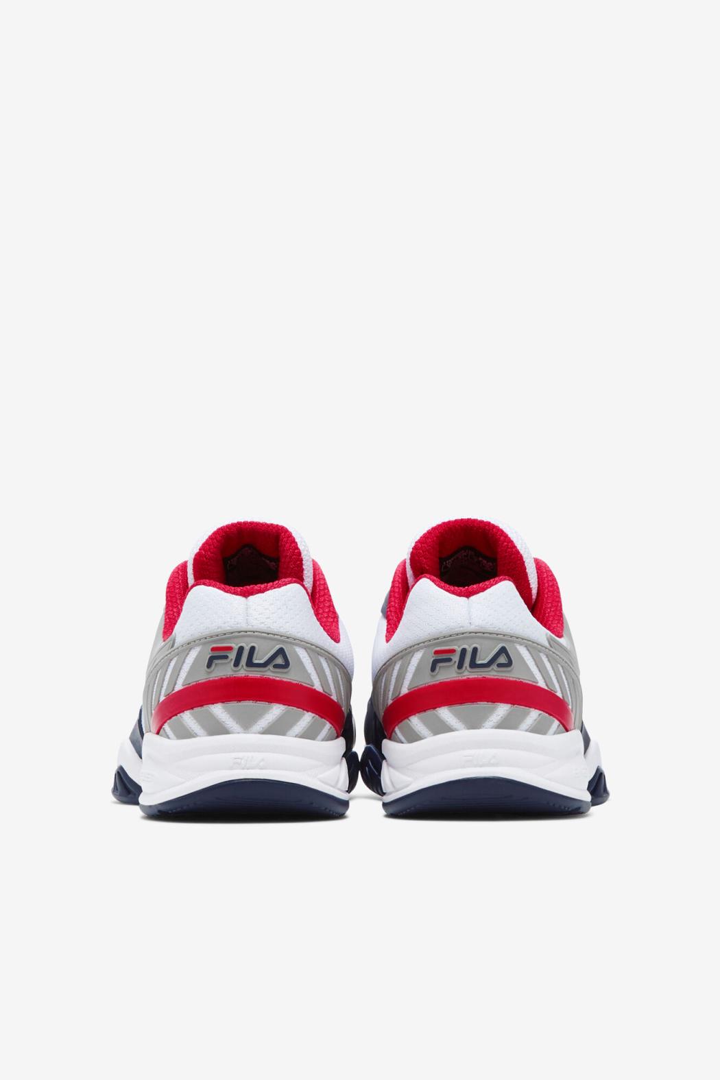 FILA Men's Axilus 2 Energized 125 WHITE / NAVY / RED | Men Tennis