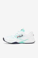 FILA Men's Axilus 2 Energized 143 WHITE / NAVY / BEACH GLASS | Men Tennis