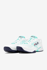 FILA Men's Axilus 2 Energized 143 WHITE / NAVY / BEACH GLASS | Men Tennis