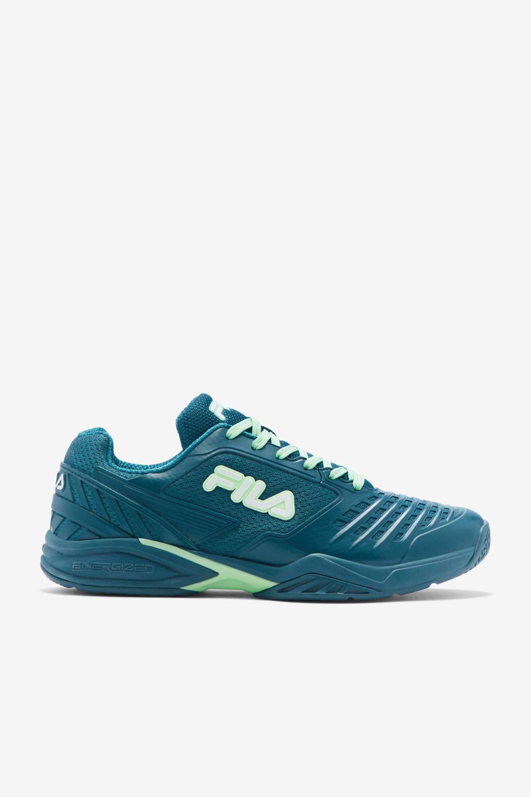 FILA Men's Axilus 2 Energized 415 BLUE CORAL / GREEN ASH / WHITE | Men Tennis