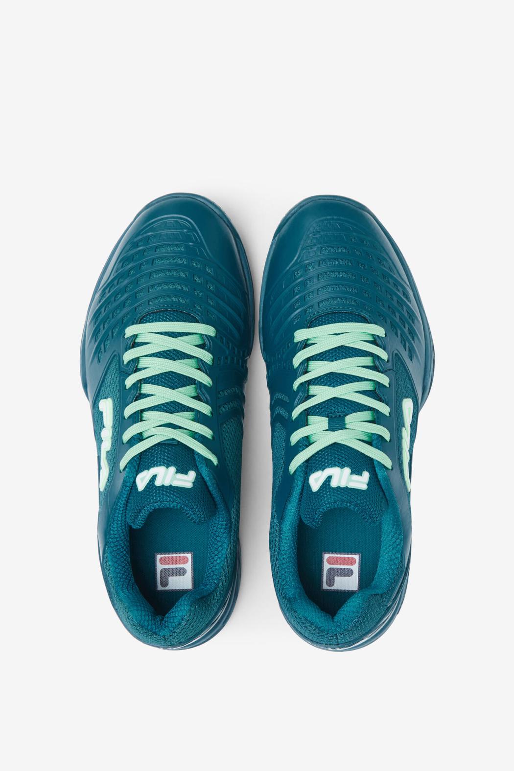 FILA Men's Axilus 2 Energized 415 BLUE CORAL / GREEN ASH / WHITE | Men Tennis