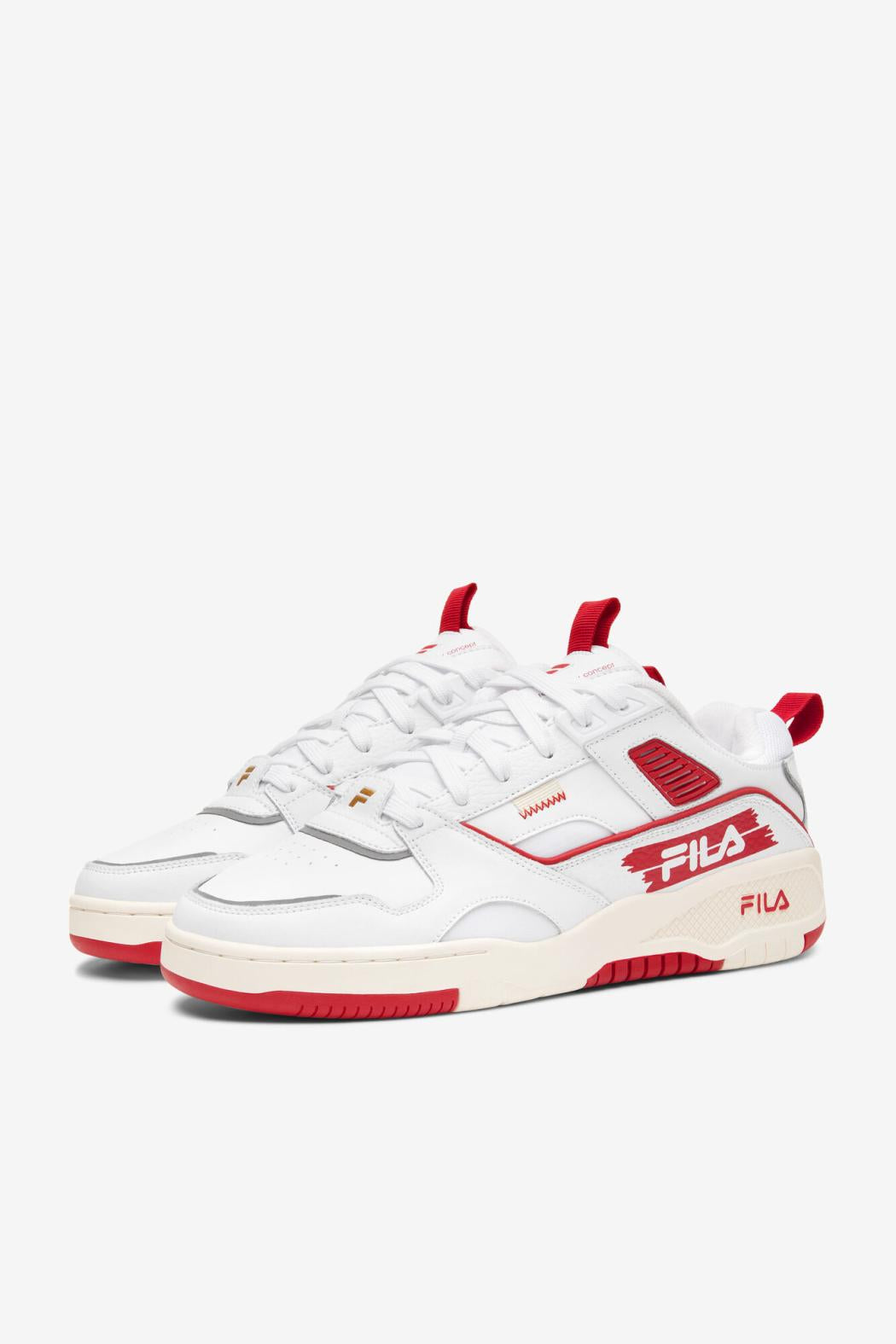 FILA Men's Corda 128 WHITE / FILA RED / GARDENIA | Men Sneakers &amp; Lifestyle