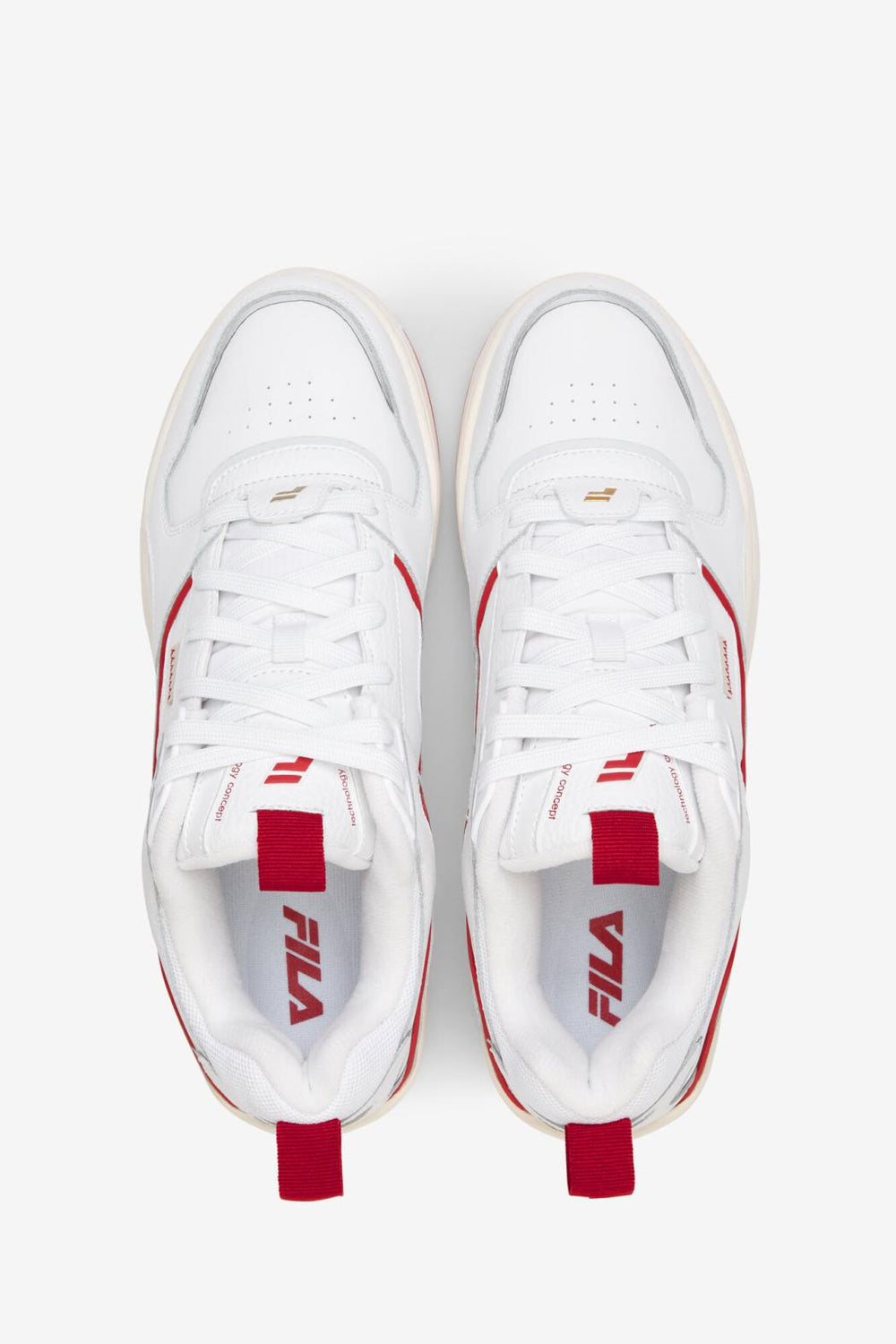 FILA Men's Corda 128 WHITE / FILA RED / GARDENIA | Men Sneakers &amp; Lifestyle