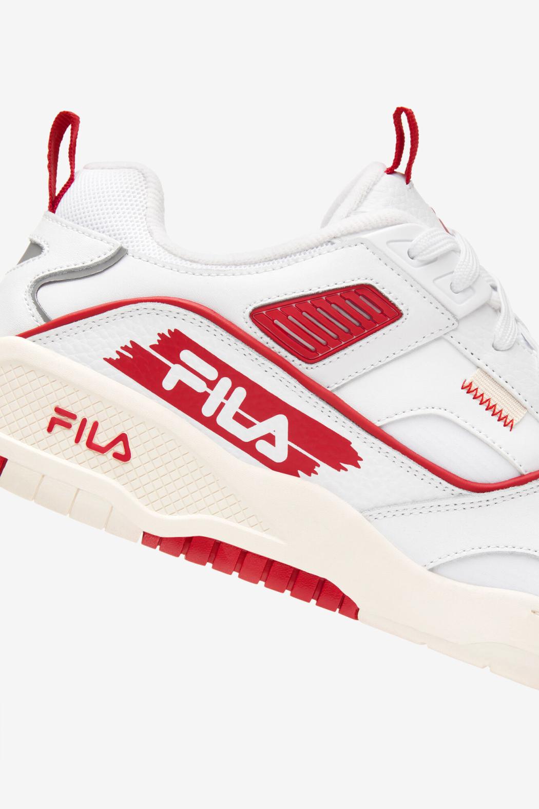 FILA Men's Corda 128 WHITE / FILA RED / GARDENIA | Men Sneakers &amp; Lifestyle