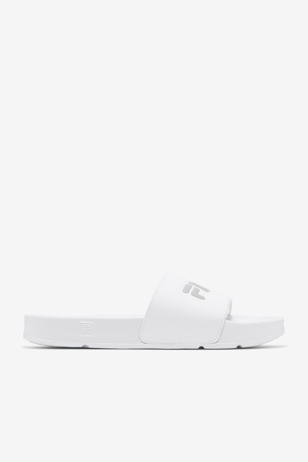 FILA Men's Drifter 101 WHITE / WHITE / ATMOSPHERE | Men Sandals &amp; Slides