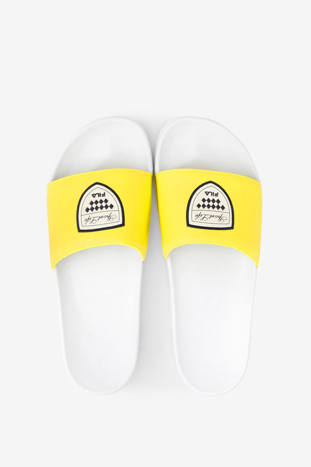FILA Men's Drifter CC 138 WHITE / BLAZING YELLOW / FILA NAVY | Men Sandals &amp; Slides