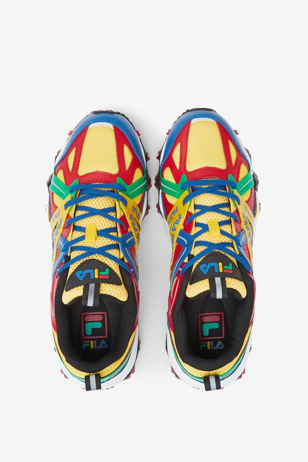 FILA Men's Electromont 732 LEMON / FILA RED / IMPERIAL BLUE | Men Sneakers &amp; Lifestyle