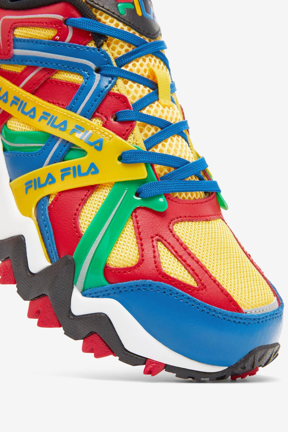 FILA Men's Electromont 732 LEMON / FILA RED / IMPERIAL BLUE | Men Sneakers &amp; Lifestyle