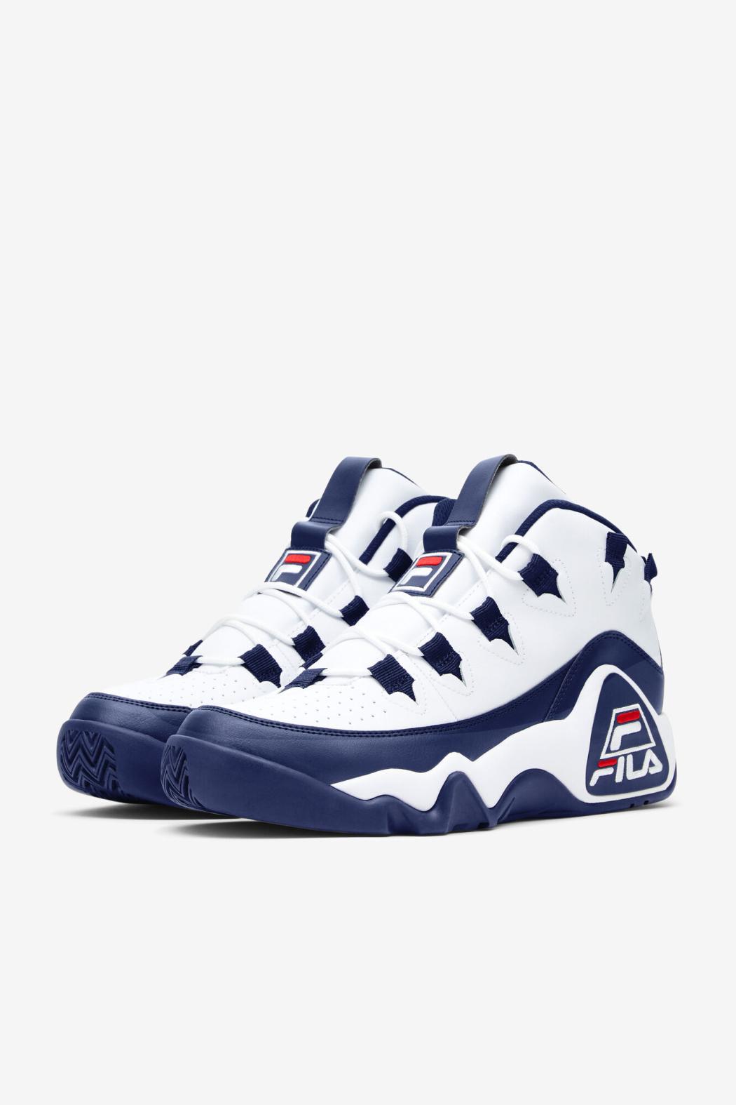 FILA Men's Grant Hill 1 125 WHITE / NAVY / RED | Men Sneakers &amp; Lifestyle