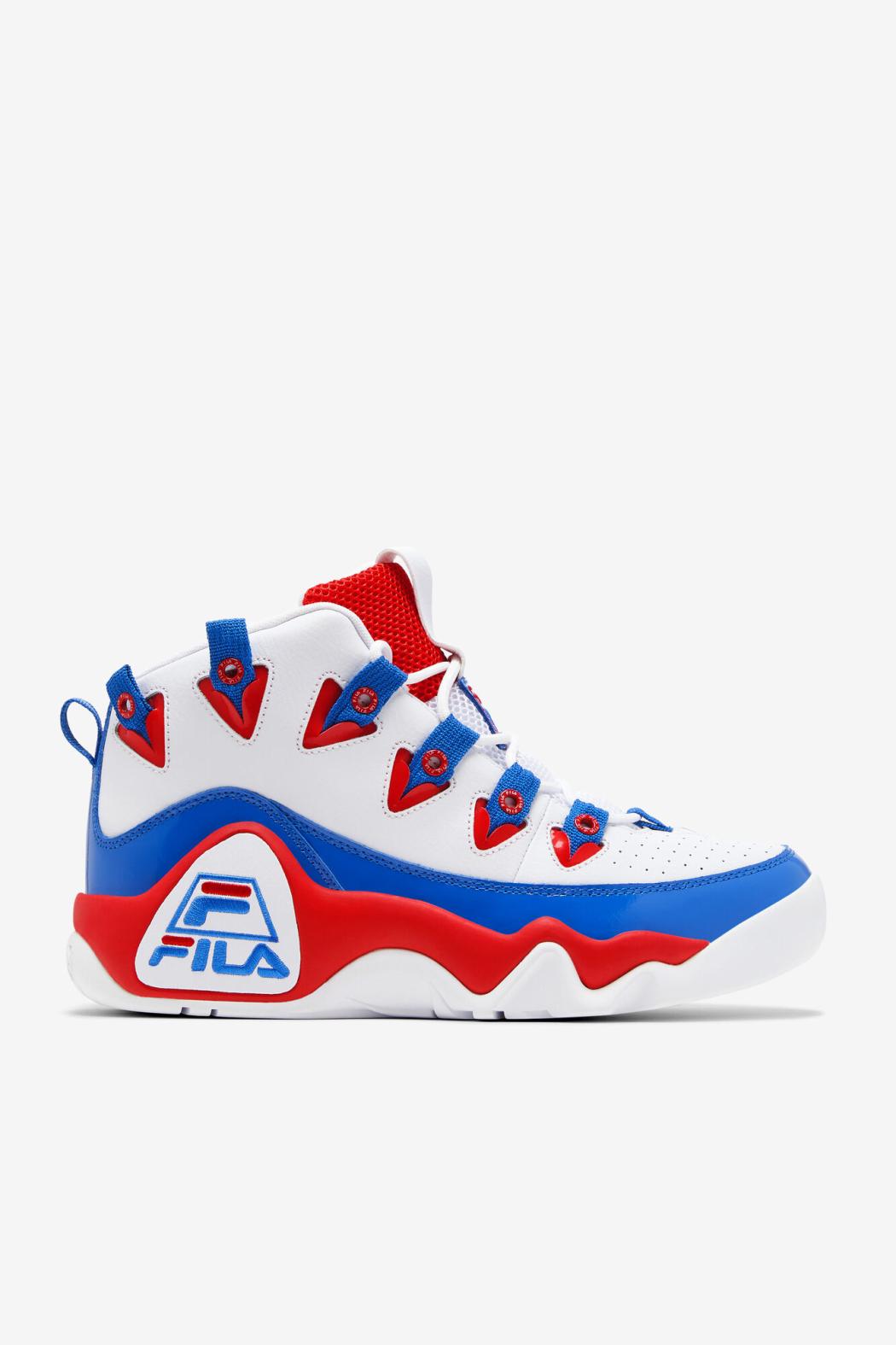 FILA Men's Grant Hill 1 125 WHITE / RED / PRINCE BLUE | Men Sneakers &amp; Lifestyle