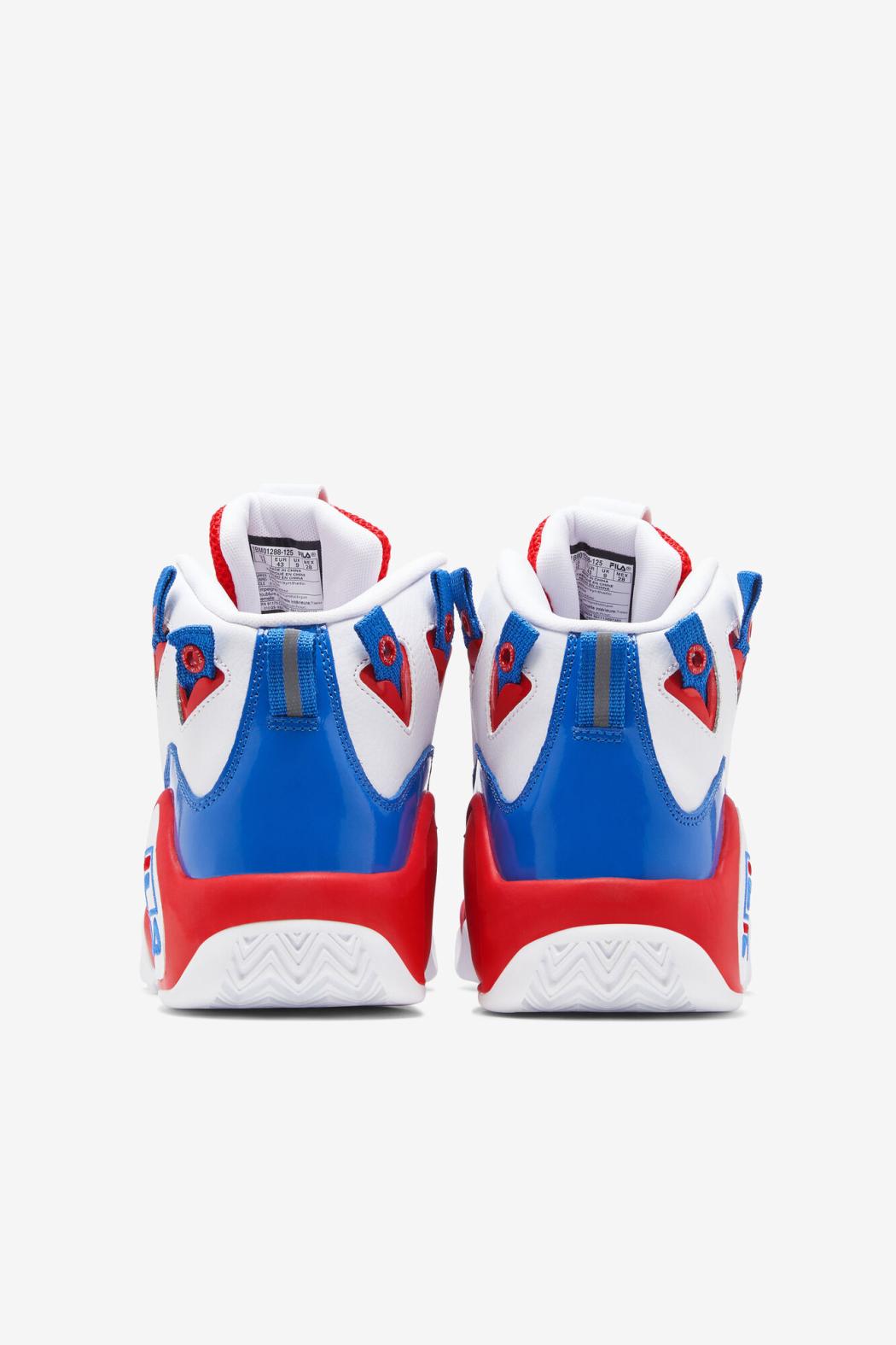 FILA Men's Grant Hill 1 125 WHITE / RED / PRINCE BLUE | Men Sneakers &amp; Lifestyle