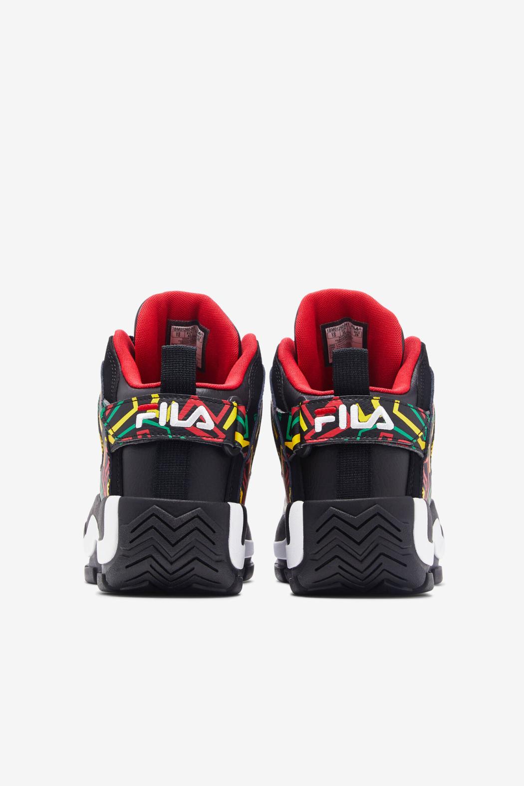 FILA Men's Grant Hill 2 041 BLACK / JELLY BEAN / LEMON | Men Sneakers &amp; Lifestyle