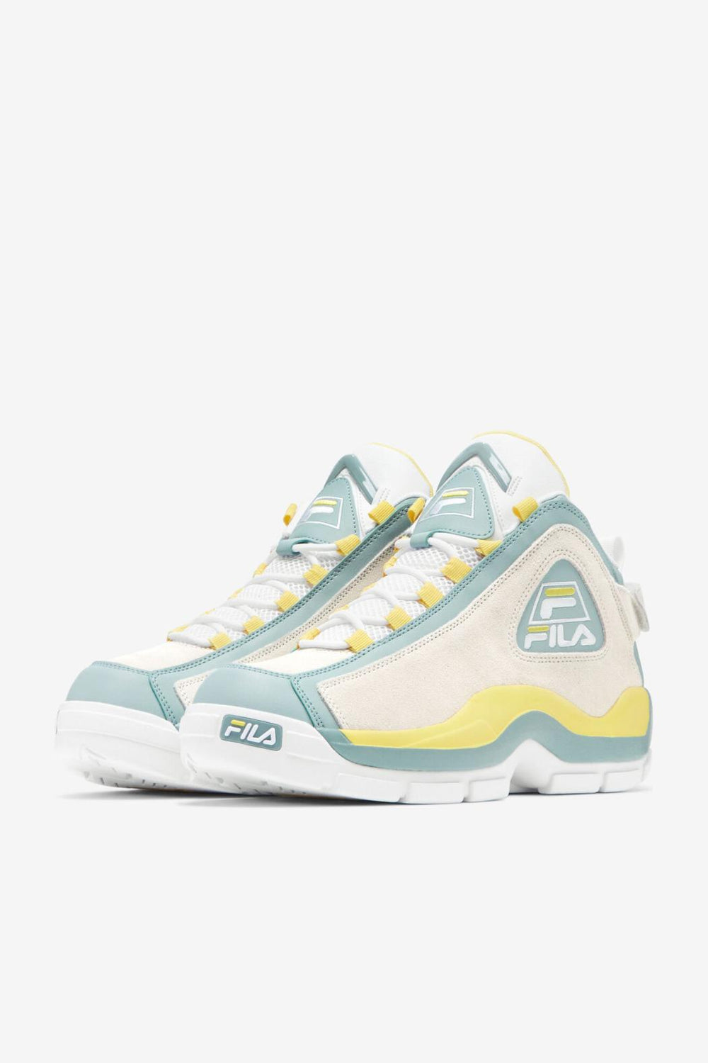 FILA Men's Grant Hill 2 101 WHITE / EGRET / GRAY MIST | Men Sneakers