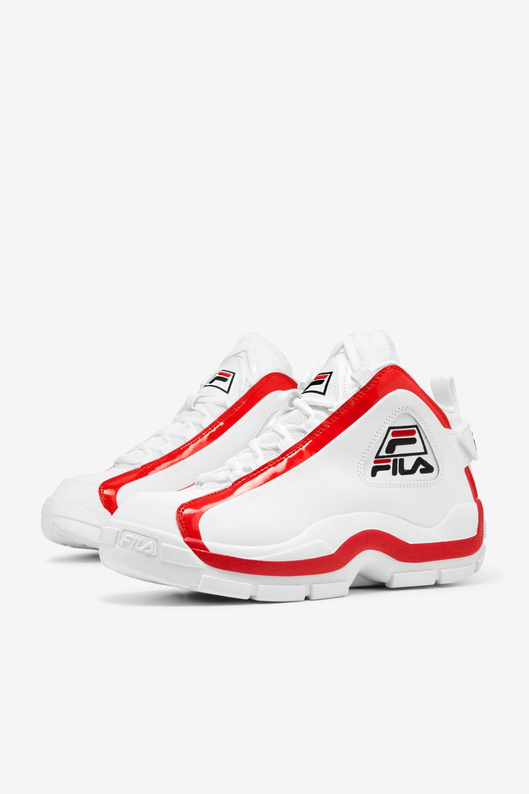 FILA Men's Grant Hill 2 114 WHITE / RED / BLACK | Men Grant Hill