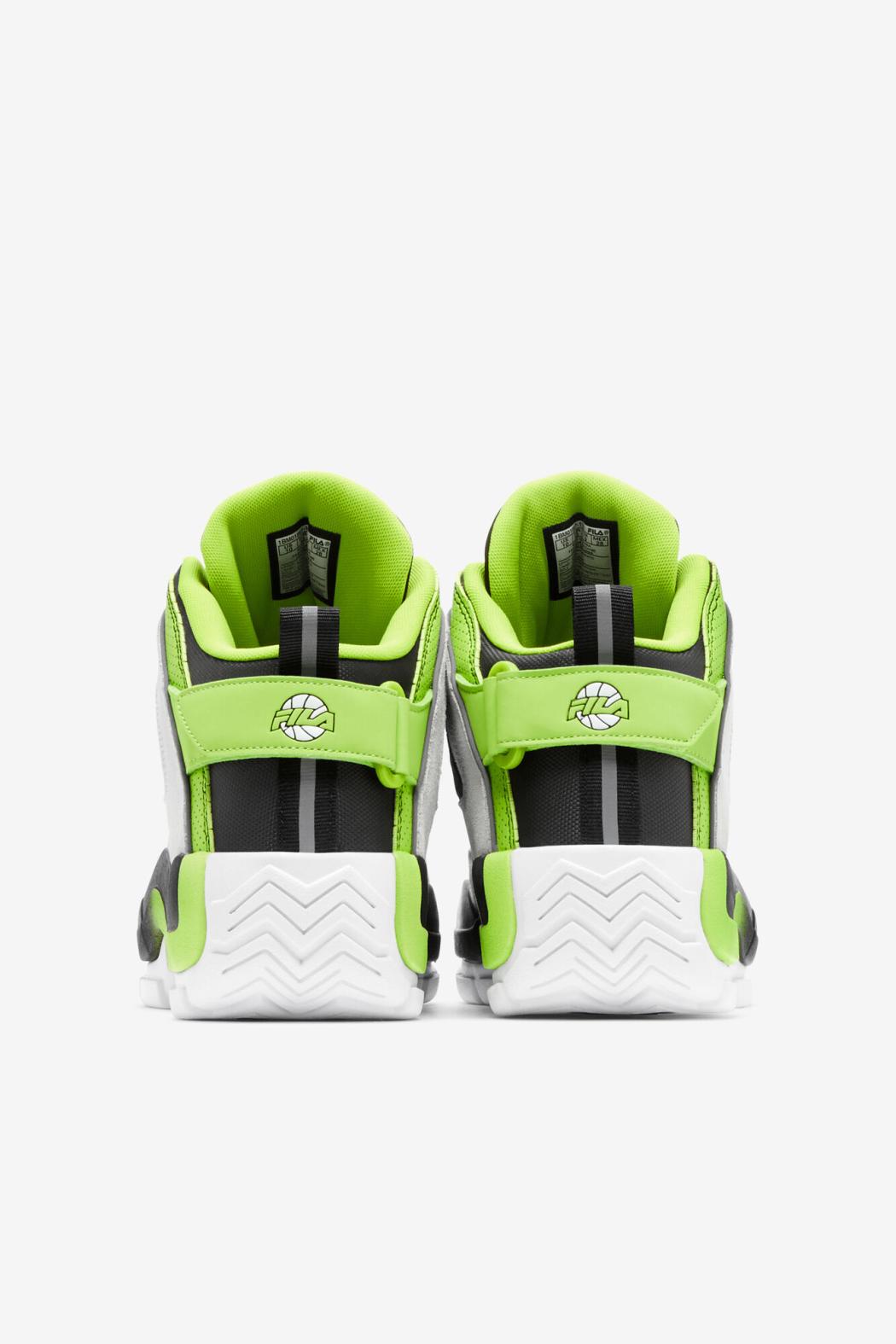 FILA Men's Grant Hill 2 116 WHITE / BLACK / ACID LIME | Men Sneakers &amp; Lifestyle