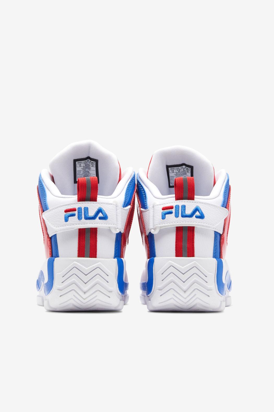 FILA Men's Grant Hill 2 125 WHITE / RED / PRINCE BLUE | Men Sneakers &amp; Lifestyle