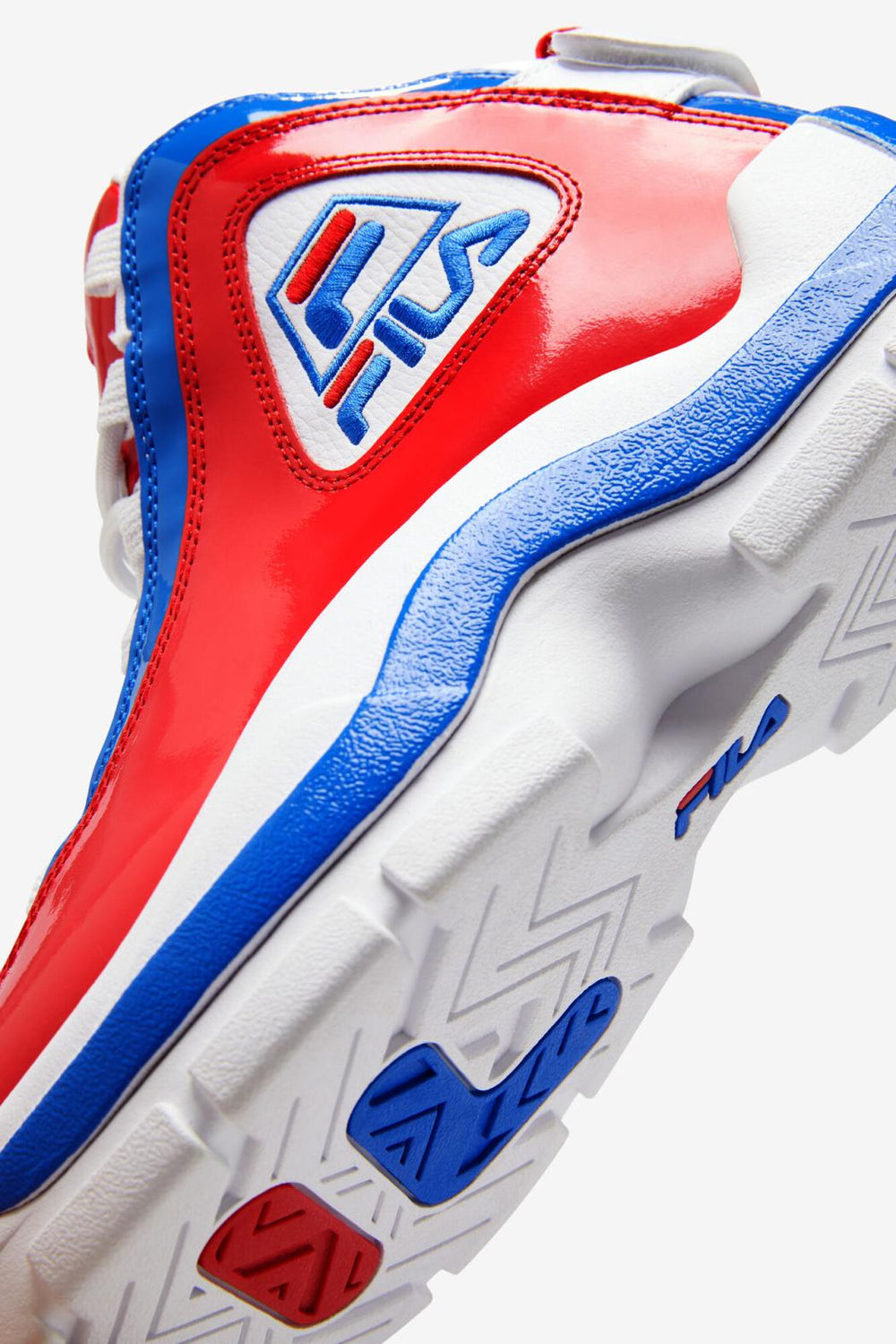 FILA Men's Grant Hill 2 125 WHITE / RED / PRINCE BLUE | Men Sneakers &amp; Lifestyle