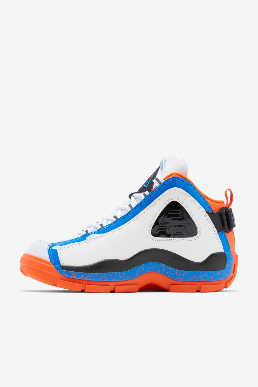 FILA Men's Grant Hill 2 132 WHITE / ELECTRIC BLUE / RED ORANGE | Men Grant Hill
