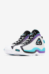FILA Men's Grant Hill 2 148 WHITE / SCUBA BLUE / ELECTRIC PURPLE | Men Sneakers &amp; Lifestyle