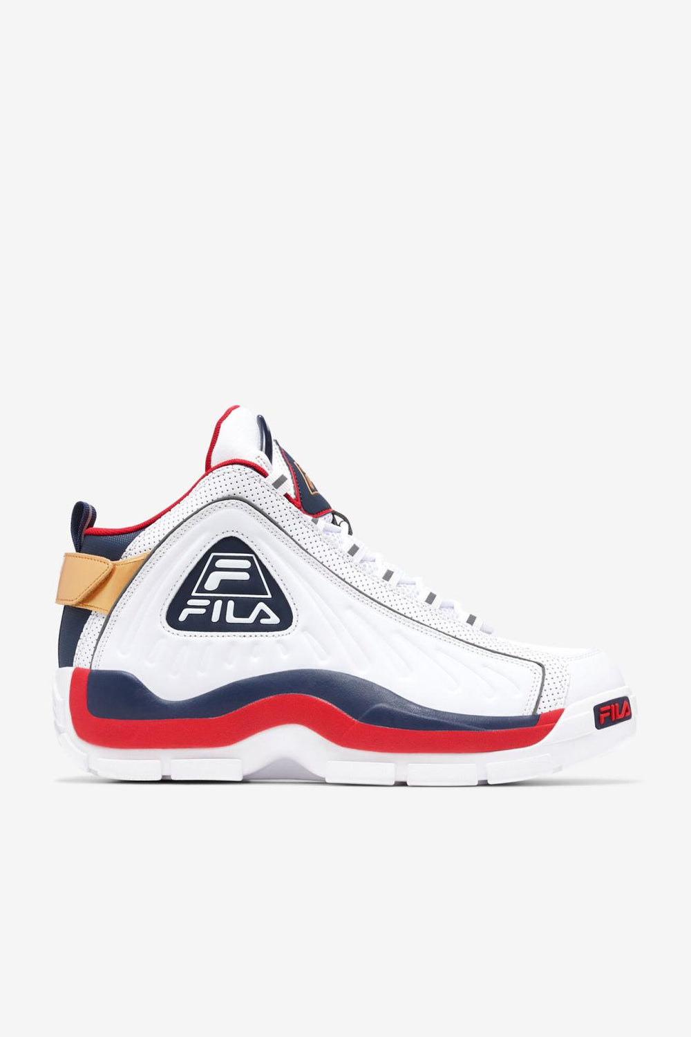 FILA Men's Grant Hill 2 Game Break 125 WHITE / DRESS BLUES / FILA RED | Men Sneakers &amp; Lifestyle