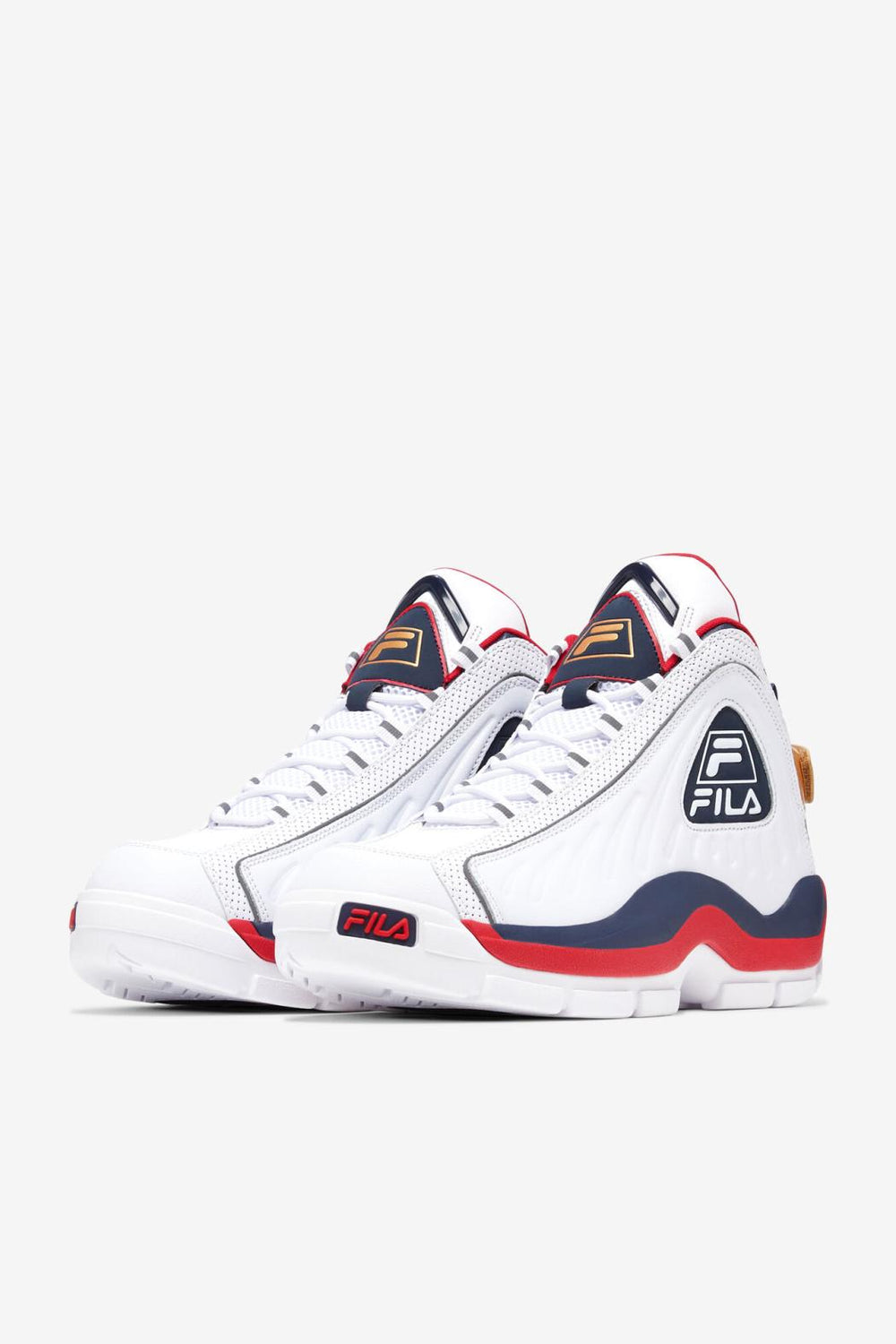 FILA Men's Grant Hill 2 Game Break 125 WHITE / DRESS BLUES / FILA RED | Men Sneakers &amp; Lifestyle
