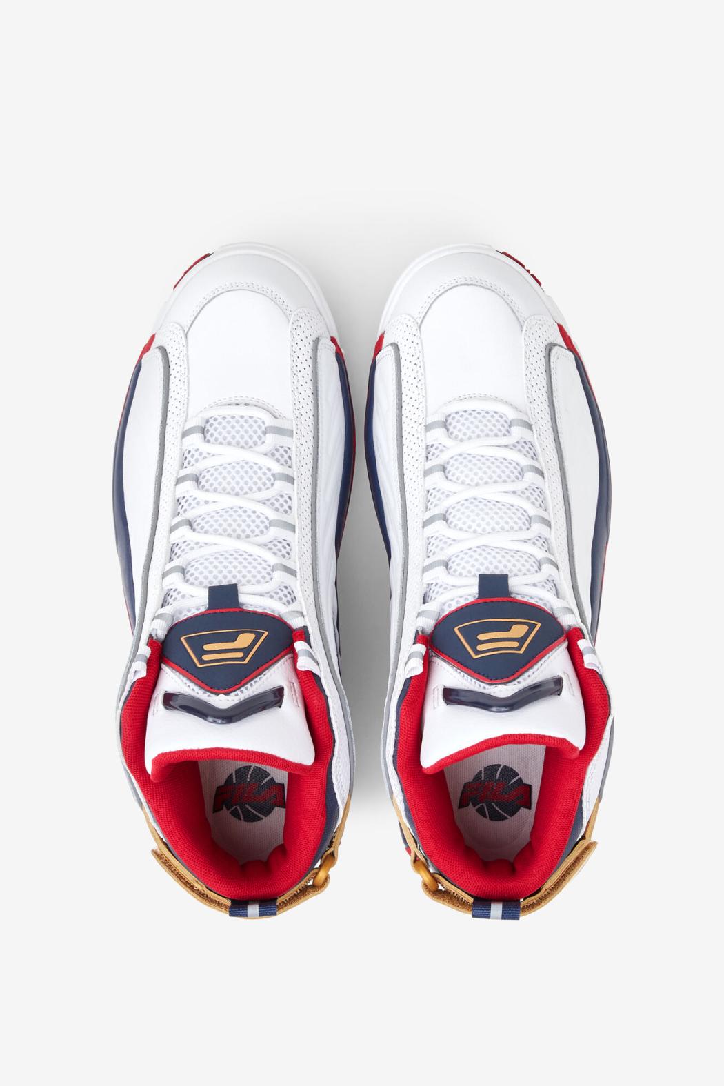 FILA Men's Grant Hill 2 Game Break 125 WHITE / DRESS BLUES / FILA RED | Men Sneakers &amp; Lifestyle