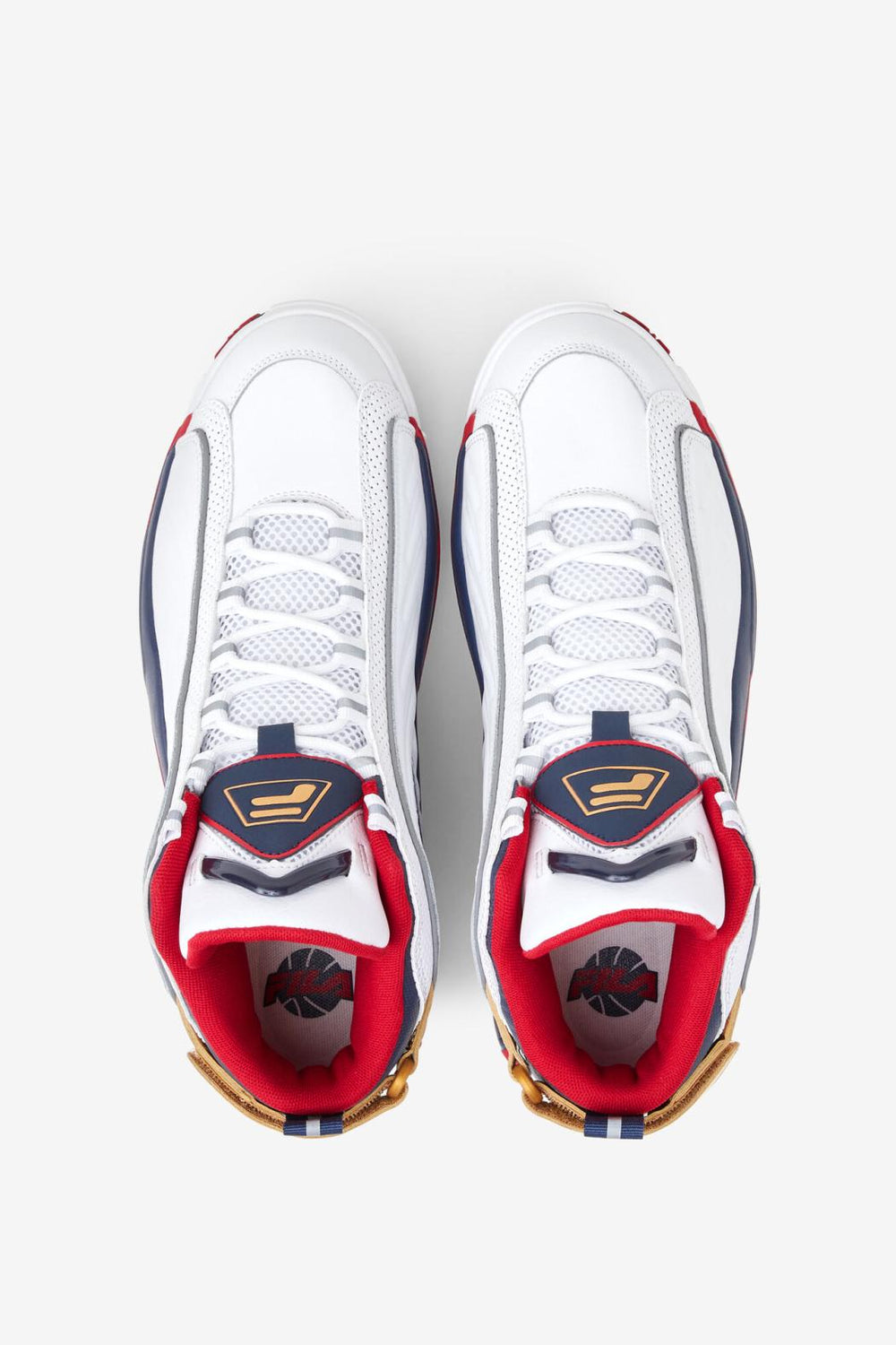 FILA Men's Grant Hill 2 Game Break 125 WHITE / DRESS BLUES / FILA RED | Men Sneakers &amp; Lifestyle